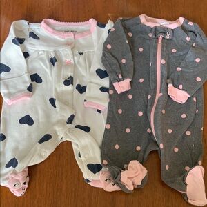 🍊5/$25 Carter's and Gerber Newborn Footies Bundle